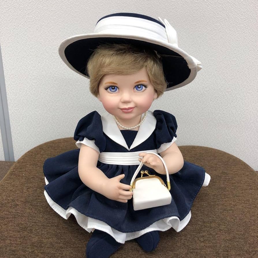 プリンセス　ダイアナ　人形 Amazon | プリンセスダイアナ人形 紺 陶器製 限定生産 | 人形