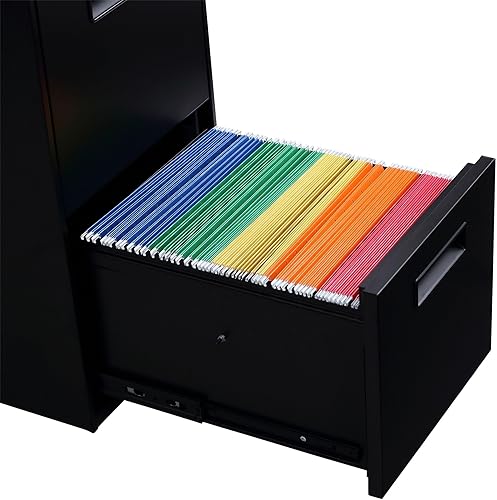 Miniatura 7 de Alera pa542820bltwo-drawer móvil Pedestal Archivo, 1578W X 1934d x 2814H, Negro