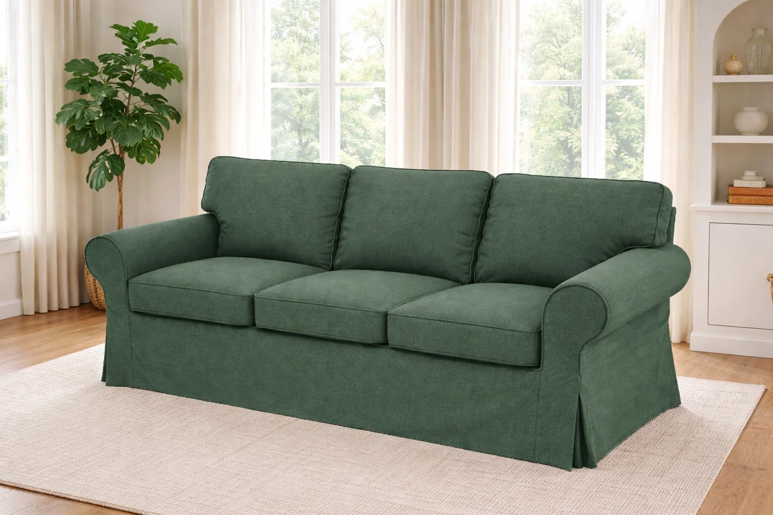 Amazon.co.jp: 重くて厚いソファカバーの交換用は、IKEA Ektorp 3 3