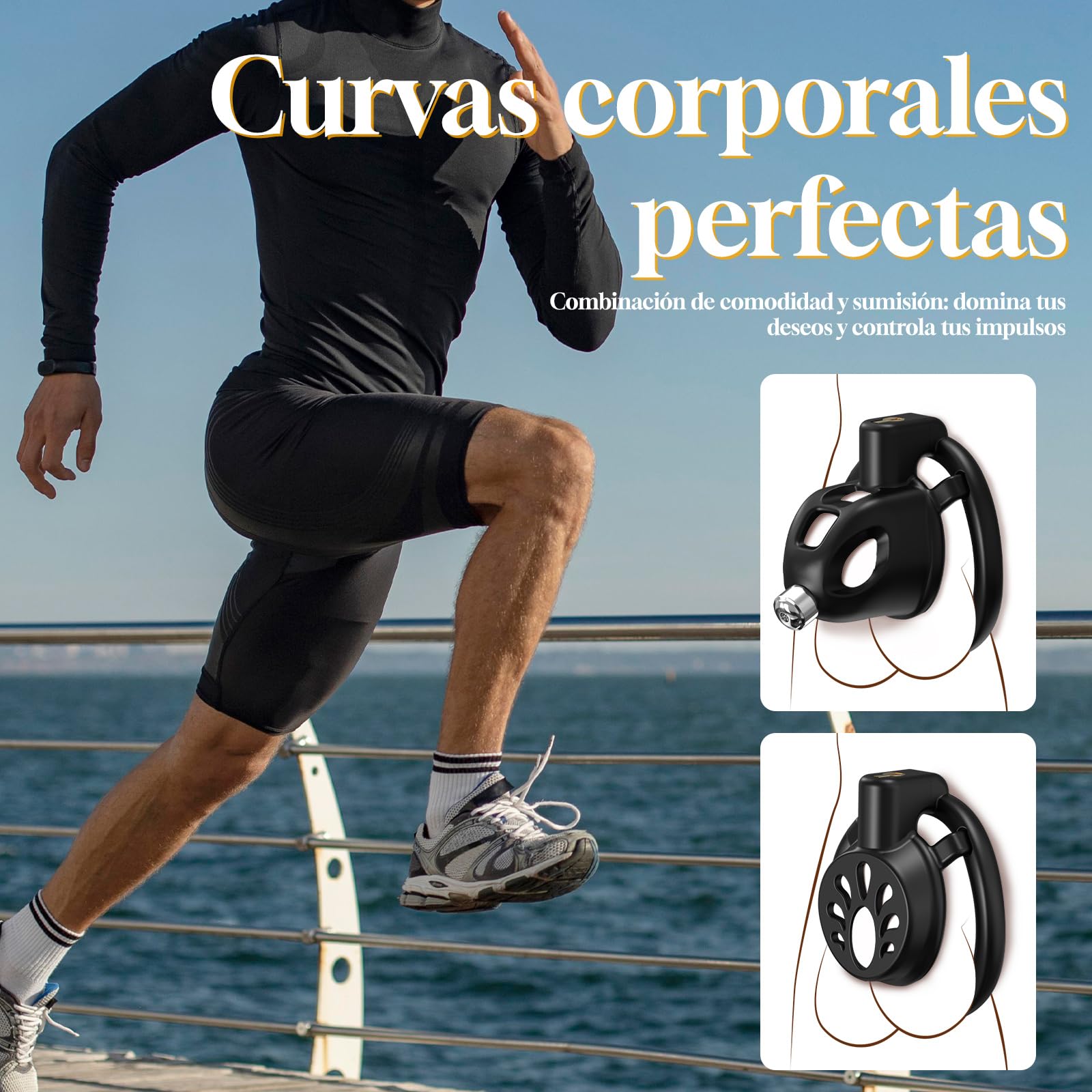 Jaulas de Pene Juguetes Eróticos para Pareja Sexuales - 2 Estilos Jaula de Castidad Masculina con 3 Anillos y Catéter Uretral para Controlar la Erección el Pene, Bondage BDSM Juguetes Sexuales Hombre