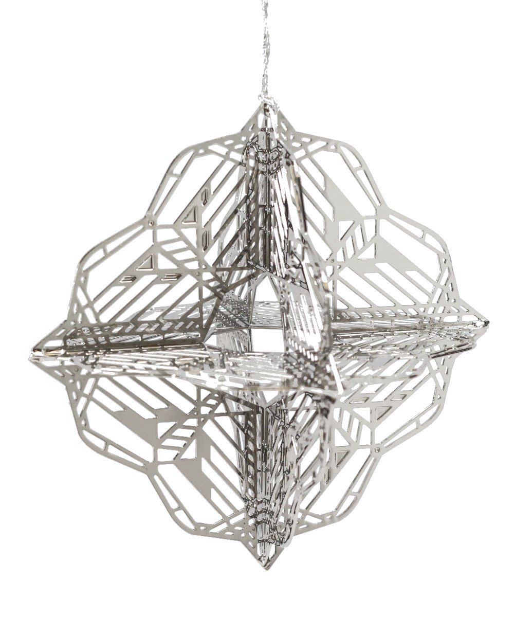 Uni-Art Frank Lloyd Wright Dana-Thomas Butterfly 3D Gift Ornament