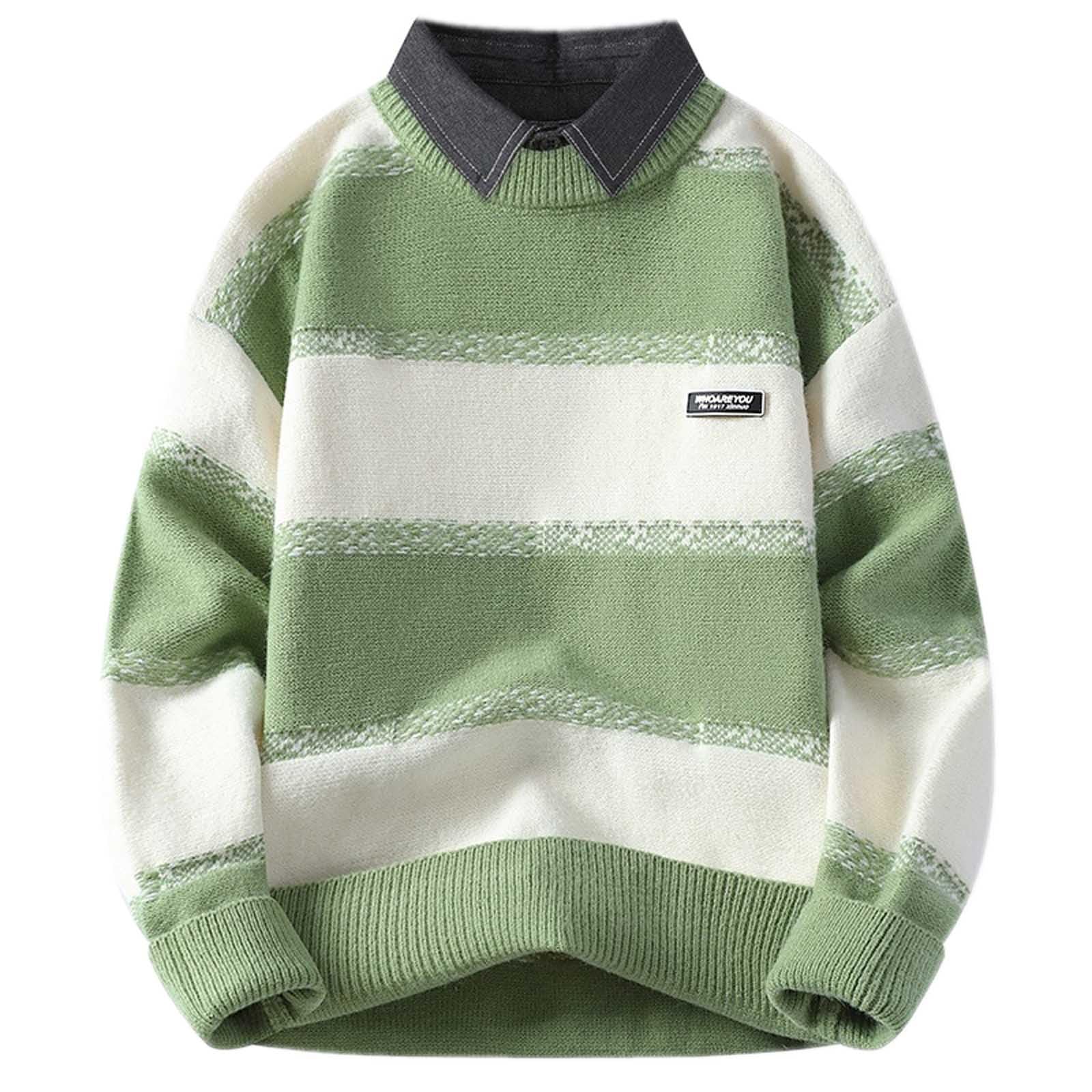 Genérico Jersey Hombre - Suéter De Cuello Redondo De Otoño E Invierno para Hombres Suéter Juvenil para Estudiantes Suéter Básico para Hombres Cómodo Y Moderno