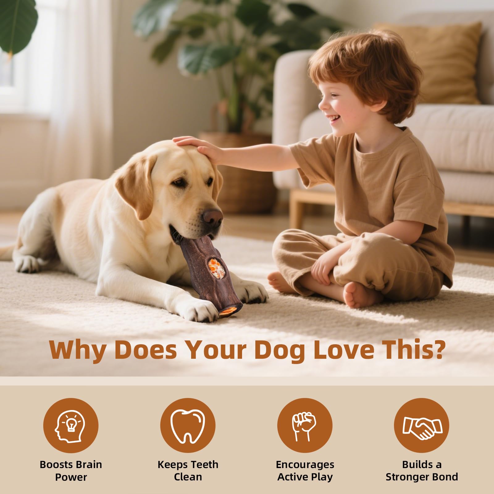 Juguete masticable con forma de maíz para perros pequeños a medianos, juguetes de dentición para cachorros con chirriador; juguete masticable para perros medianos a grandes, diseño con
