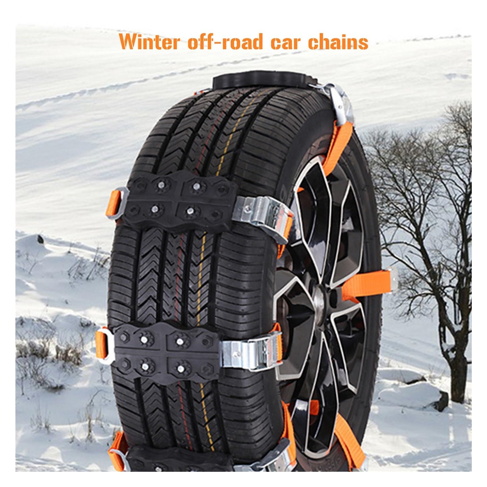 雪泥砂車タイヤトラクションブロックチェーンストラップ氷用耐久性PU滑り止め1個 冬の運転安定性に適した滑り止めタイヤアクセサリー10個 タイヤチェーン  車用タイヤチェーン 適用 Infinii Q70 2015,泥道、悪天候、車体の安定性を保護し、滑りを防止、10個 プレミアム滑り ...