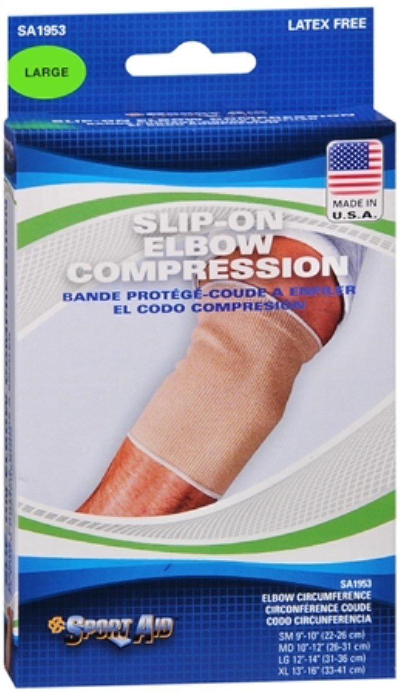 Scott SpecialtiesSport Aid Slip-On Elbow Compression LG 1 Each (Pack of 2)