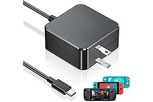 10ft USB-C Charger for Steam Deck, Nintendo Switch and More