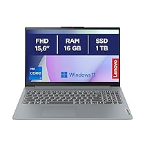 Lenovo IdeaPad Slim 3 Notebook 15,6” FHD (1920×1080), Intel Core i7-13620H, RAM 16GB, 1TB SSD, Grafica Intel Integrata, WiFi 6, Tastiera itaiana, Windows 11 Home – Arctic Grey