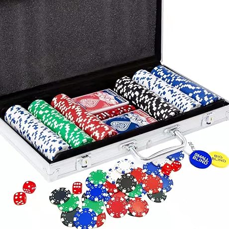 Yinlo Poker Chip Set: Elevate Your Poker Nights with 300 Casino-Grade Chips