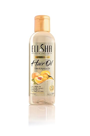 Elisha Essence Naturalle Nourishing Olive and Apricot Hair Oil (100 Ml)