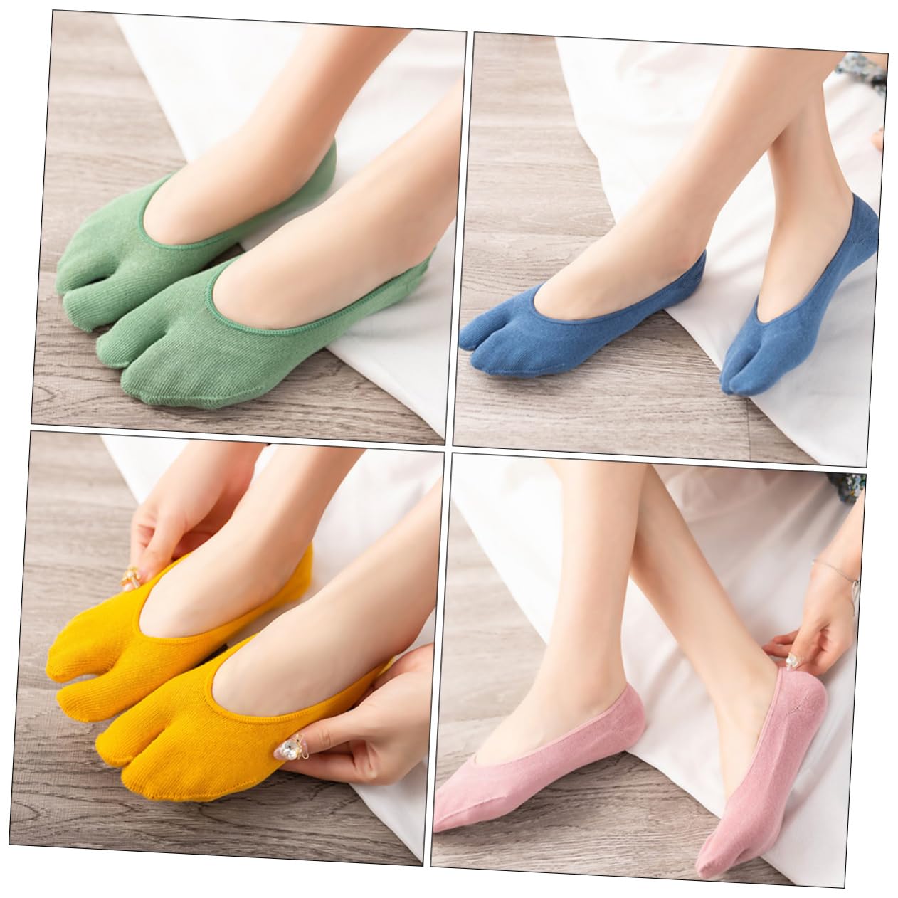 VALICLUD 12 Paare Süßigkeit Tabi Socken Frauen -socken Für Damen Sportsocken Für Damen Freizeitsocken Für Bunte socken Baumwollsocken Für Traber Baumwolle Fräulein Sommer