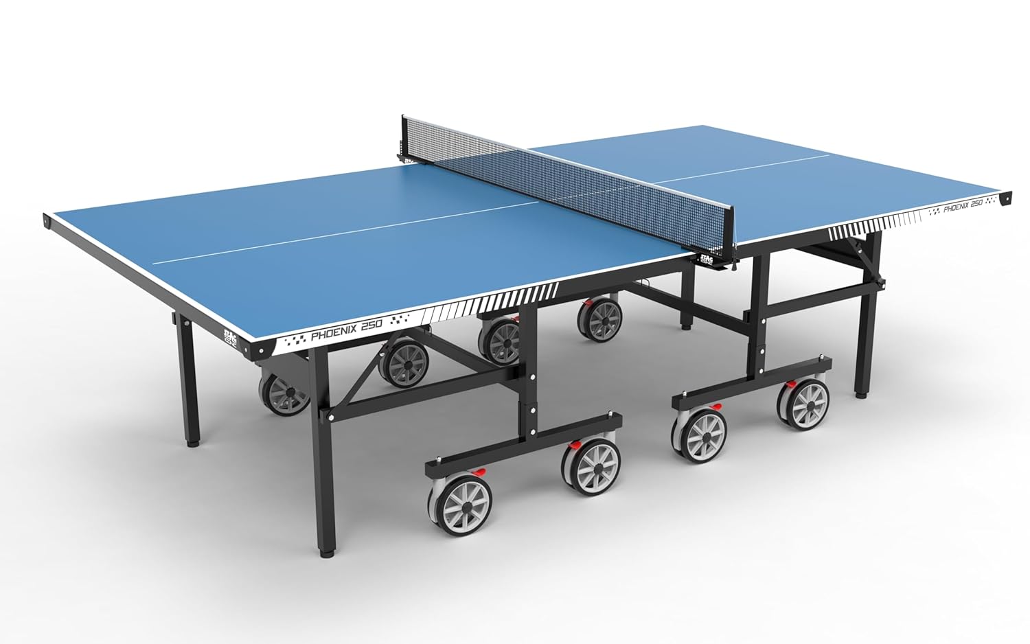 Stag Iconic New Launch Phoenix 250 Indoor Premium Table Tennis Table 25MM Top Laminated Board Including (2 TT Rackets, 3 Balls & Table Cover) Stag Iconic New Launch Phoenix 250 Indoor Premium Table Tennis Table 25MM Top Laminated Board Including (2 TT Rackets, 3 Balls & Table Cover)