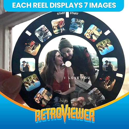 Miniatura 4 de Retroviewer - Visor Plus y carrete personalizable para fotos, visor para niños y adultos, juguetes clásicos, visor de diapositivas, juguetes de