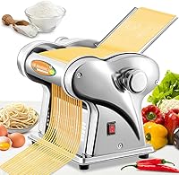 Vista 1 de Newhai Máquina Eléctrica Familiar para Hacer Pasta, Fabricante de Fideos, Rodillo de Masa para Espaguetis, Prensa de Acero Inoxidable 135W para Uso