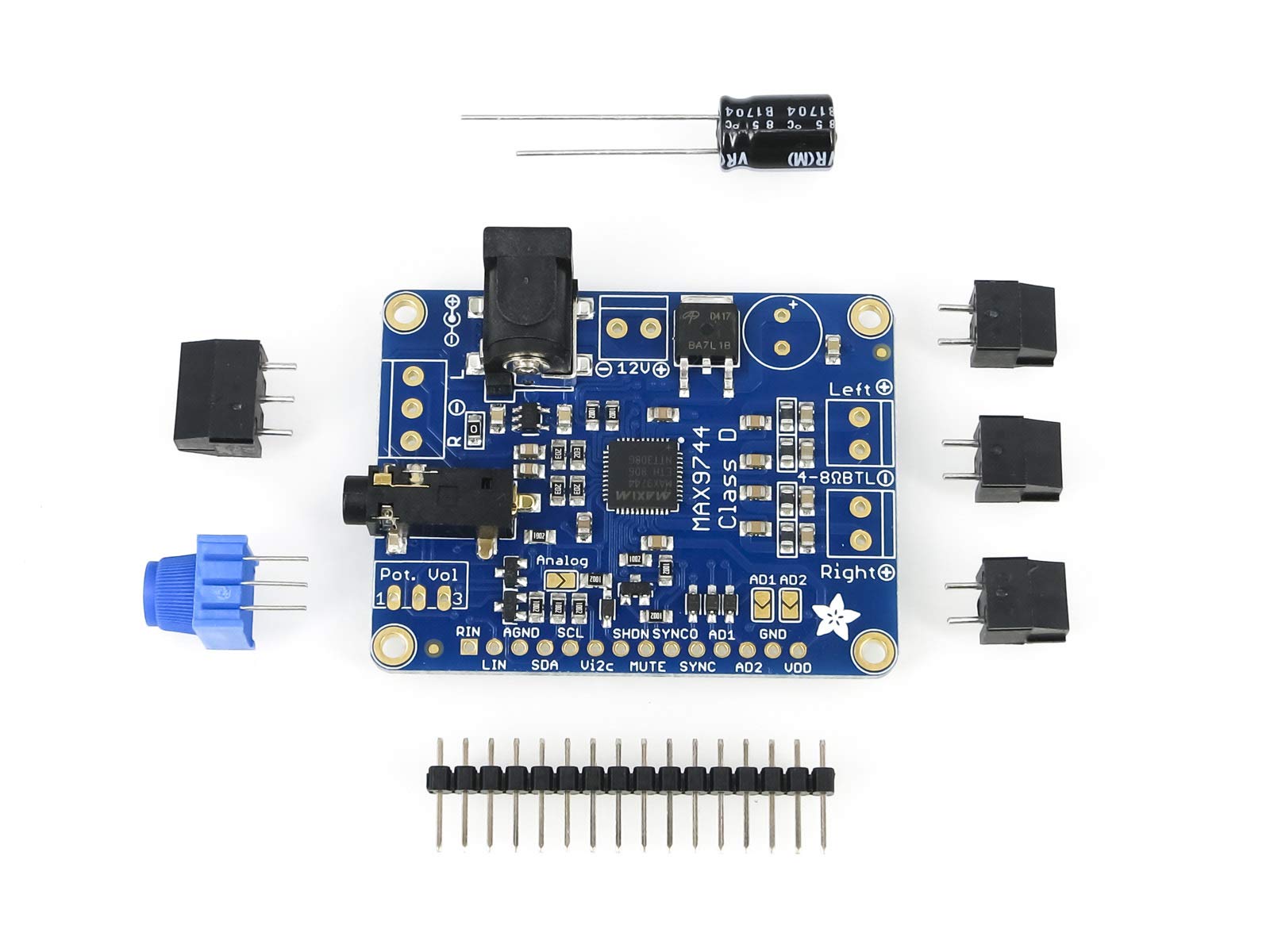 Stereo 20W Class D Audio Amplifier - MAX9744