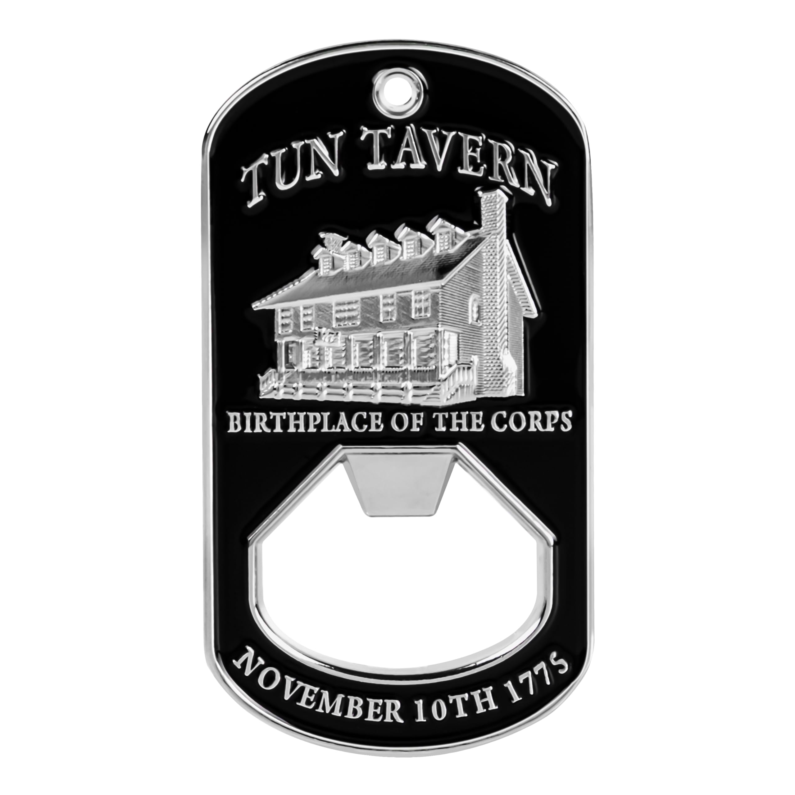 Amazon | USMC Tun Tavern ドッグタグ 栓抜き | 海兵隊 誕生日