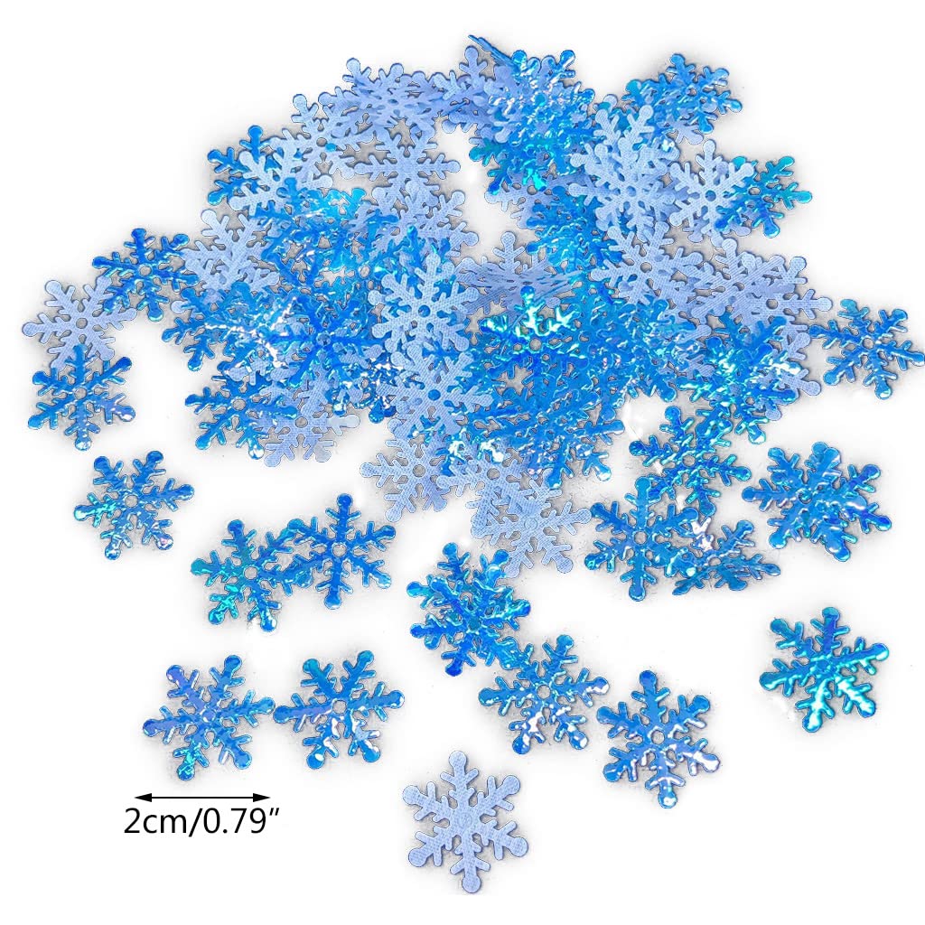 300pcs/bag Christmas Snowflakes Artificial Snow Tree Ornaments Decorations