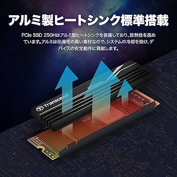 Amazon.co.jp: Transcend TS2TMTE250H 2TB SSD M.2 (2280) NVMe PCIe Amazon.co.jp: Transcend TS2TMTE250H 2TB SSD M.2 (2280) NVMe PCIe