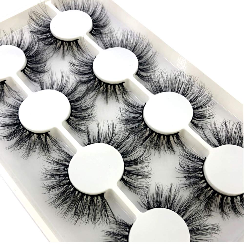 2021 New 8 pairs natural false eyelashes fake lashes long makeup 3d mink lashes eyelash extension mink eyelashes for beauty (JM-1)
