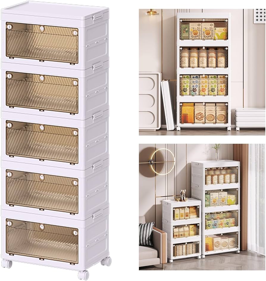 Amazon｜Xzmzbxzb 折りたたみ式衣類 ワードローブ 実用的な服 キューブ