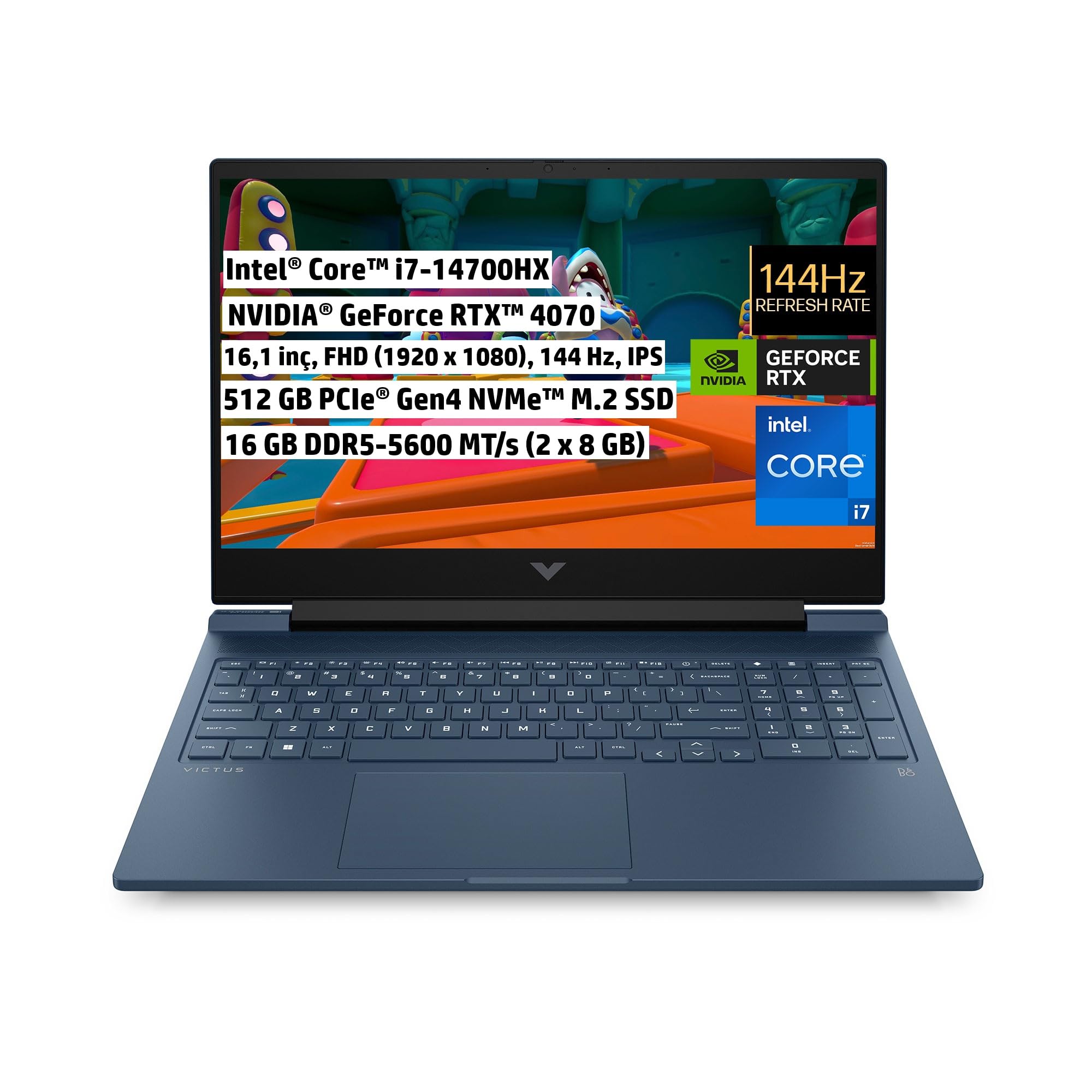 HP Victus | Intel Core i7-14700HX | 16 GB RAM | 512 GB SSD
