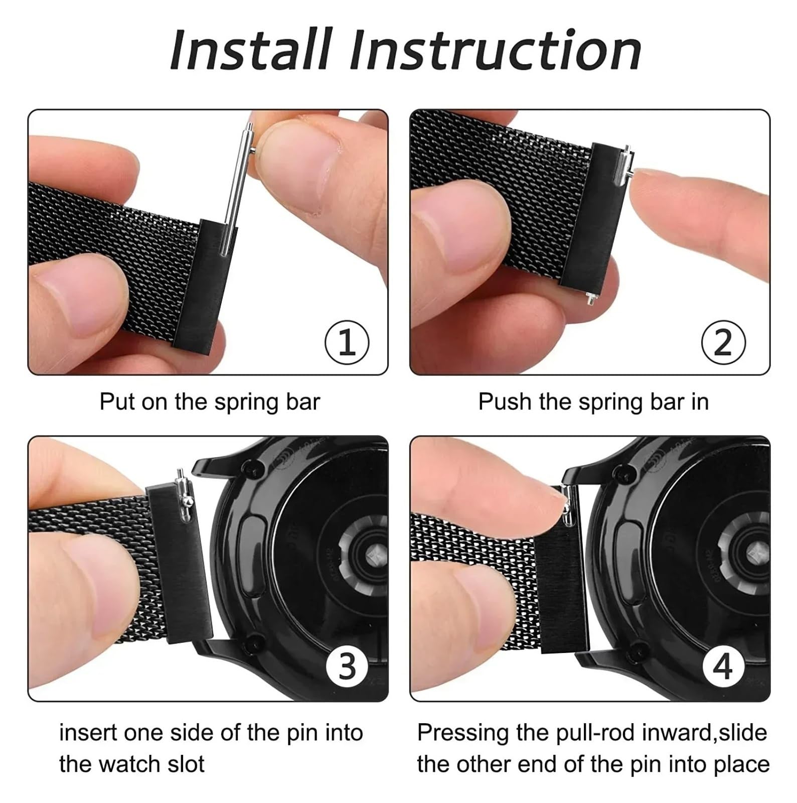 18 mm Milanese Loop Magnetic Mesh Strap for Xiaomi Watch for S4 41 mm Quick Release Stainless Steel Metal Band Men Women Replacement (Sliver,Xiaomi Watch S4 41 mm)