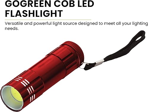 Miniatura 3 de PerfPower Go Green GG-113-COBRD Linterna, 1 EA, color rojo