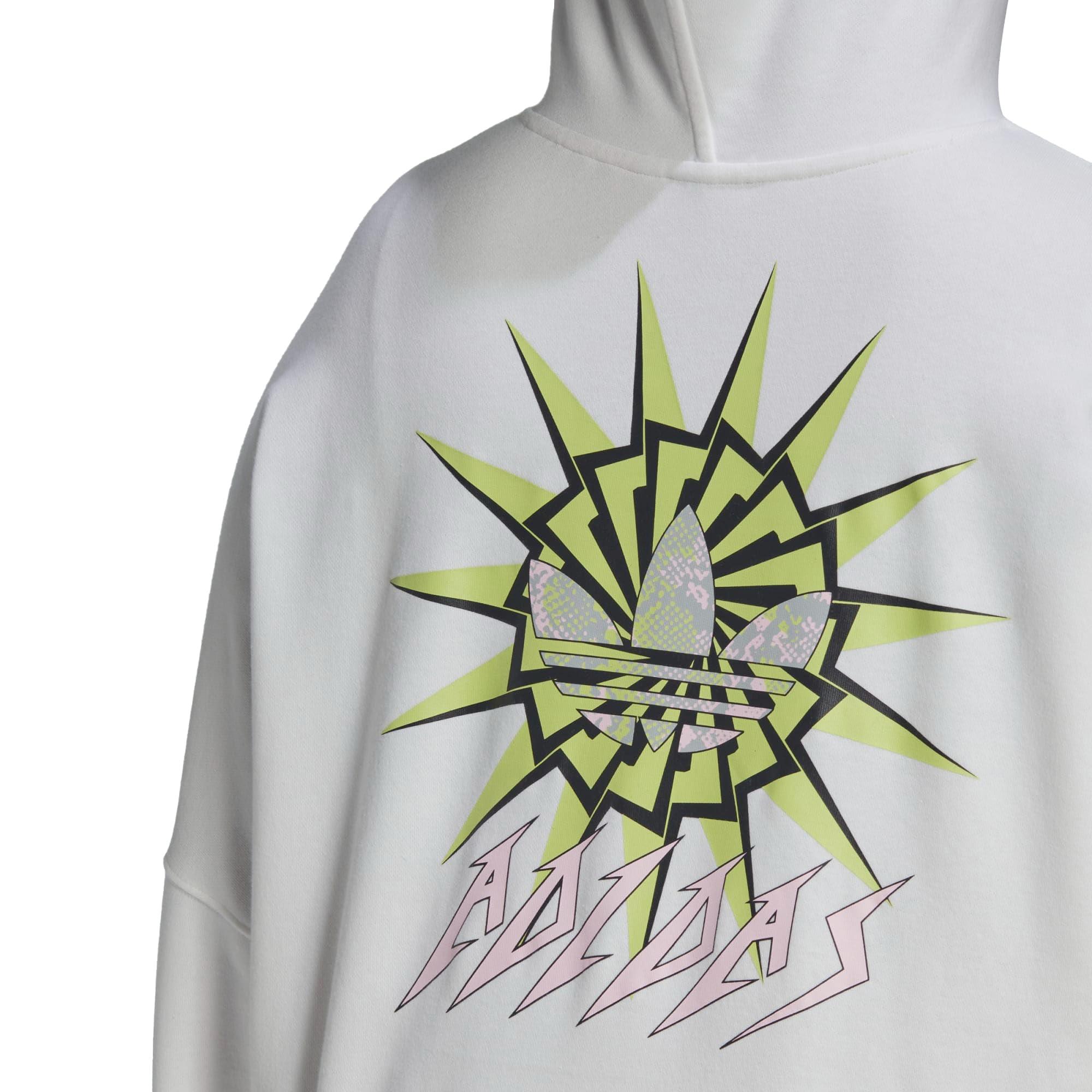 adidas Originals Sudadera corta con capucha para mujer de talla grande