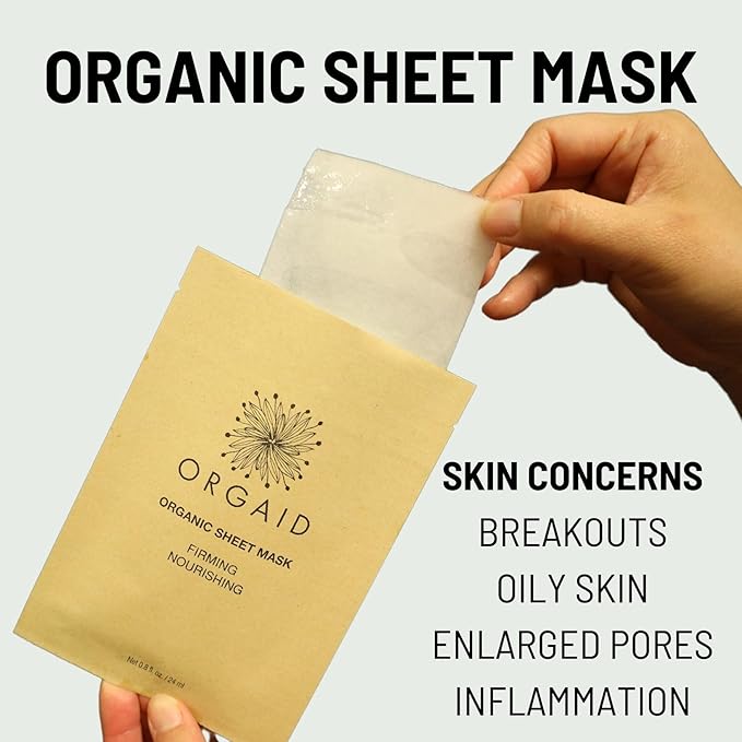 ORGANIC SHEET MASKS: FIRMING & NOURISHING