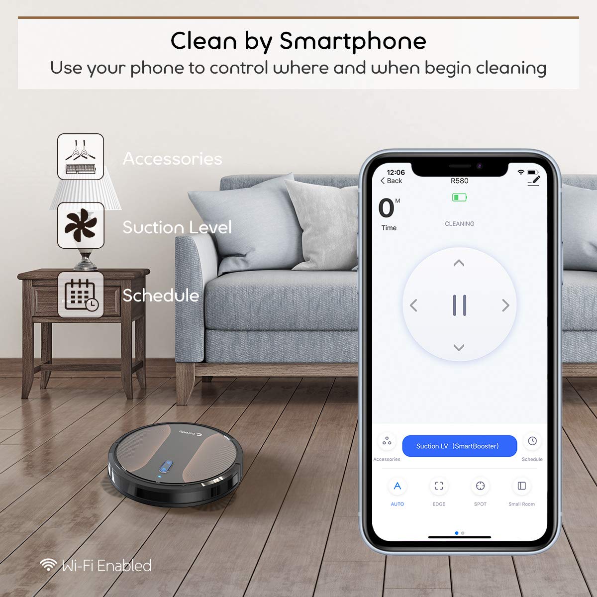 Coredy R580 Robot Vacuum Cleaner 