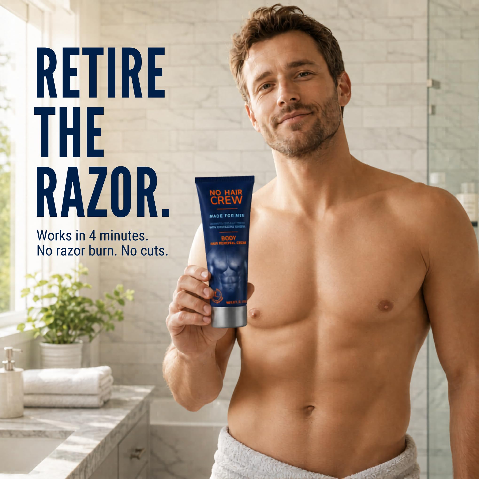 No Hair Crew Body Hair Removal - Painless Manscaping -3 No Hair Crew Body Hair Removal - Painless Manscaping -3
