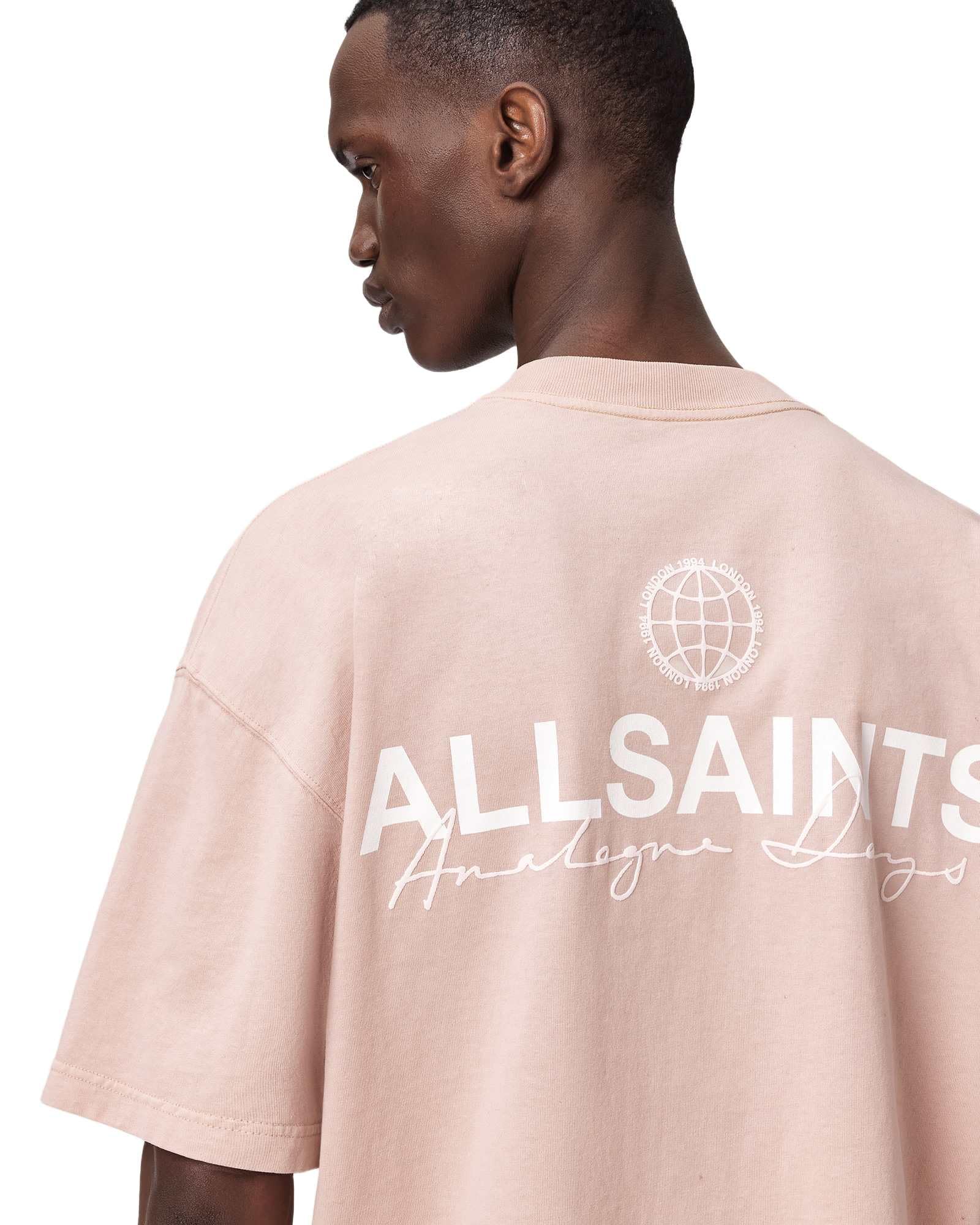 Allsaints Emblem SS Crew Camiseta Hombre