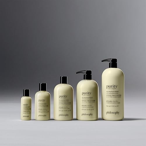 Miniatura 5 de philosophy Limpiador facial de un solo paso de pureza suave y sedoso, humectante, limpia y derrite la suciedad, el aceite y el maquillaje difícil,