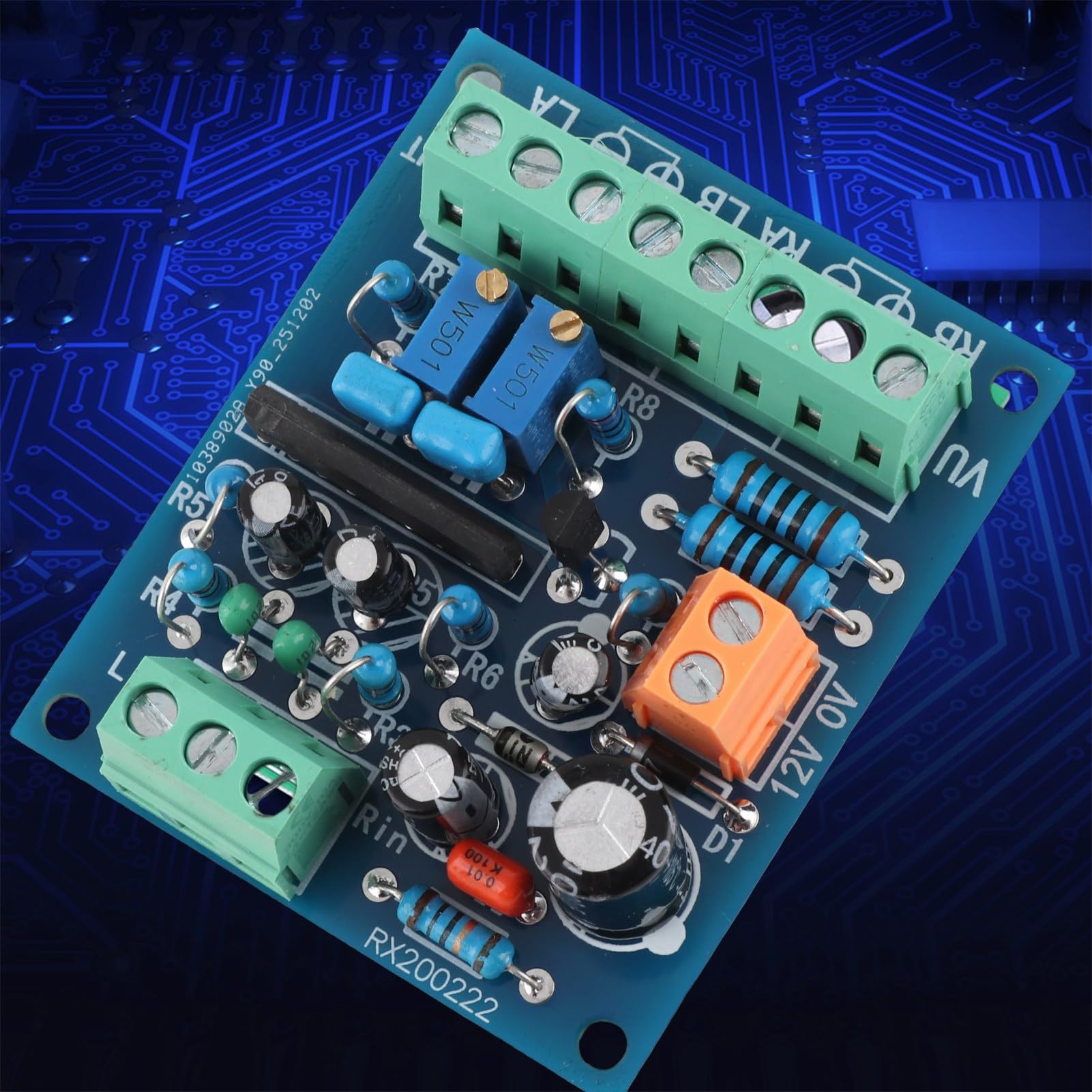 Medidor de Panel VU y Amplificador de Nivel de Audio 2 piezas con Luz Trasera Caliente y Conductor