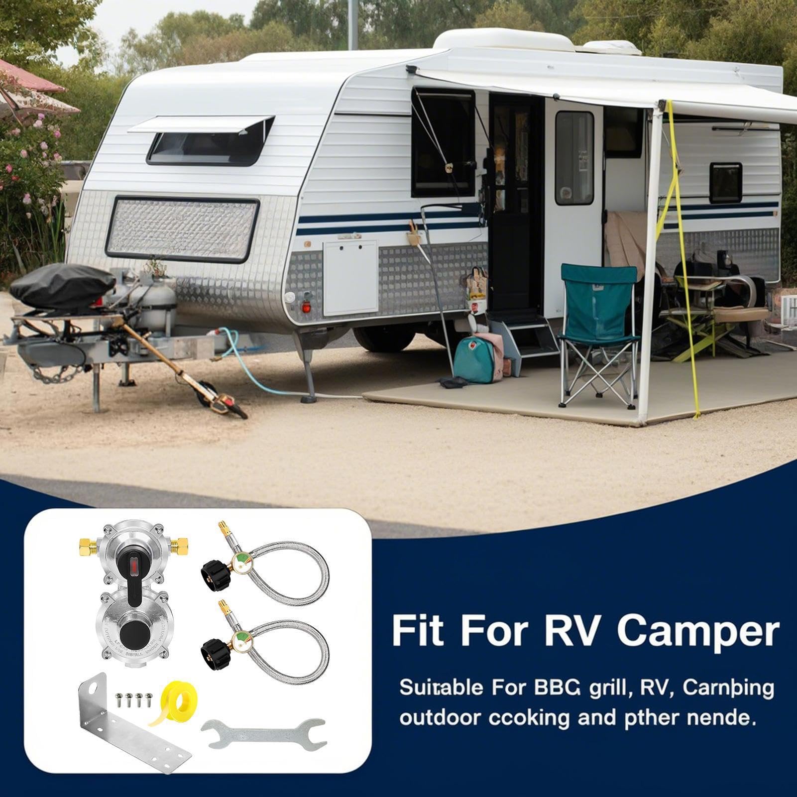 Regulador de Propano para Autocaravanas Regulador de Tanque de Propano con