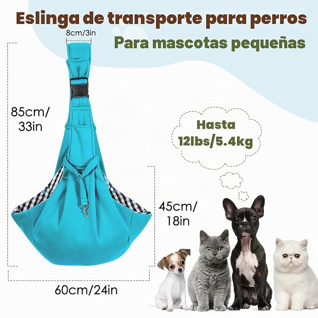 Foto 2 de 7 de Pawaboo Cabestrillo Transportador para Perro Pequeño, para 3-10 Libras