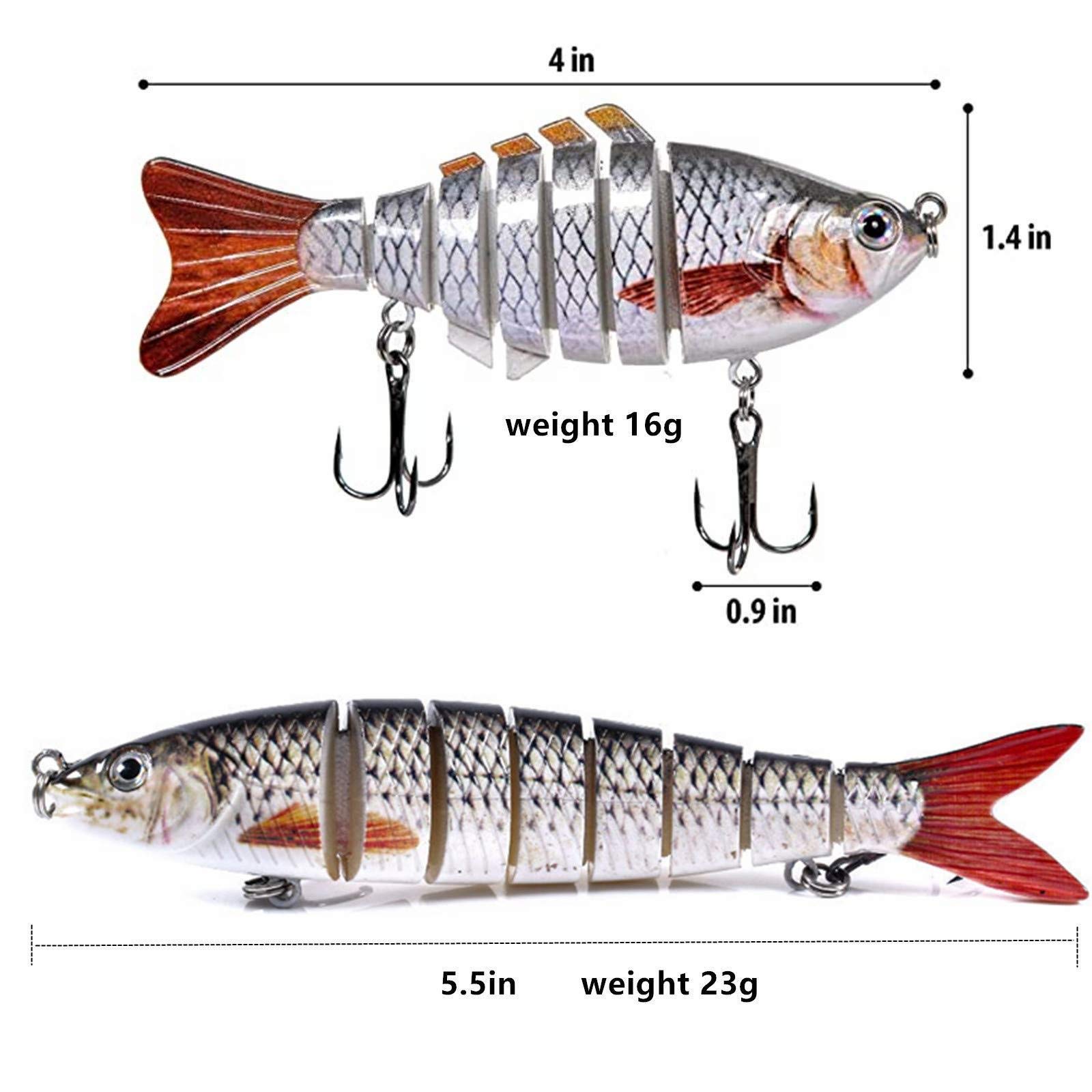 Peche Leurre Leurres De Pêche HPF 120 Articulés - Appât