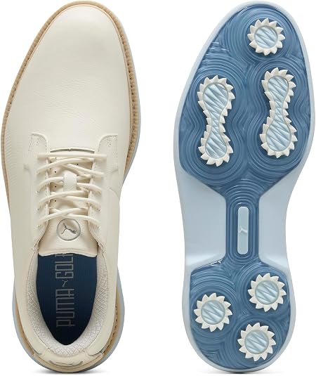 Amazon | PUMA メンズ Royale ゴルフシューズ, Puma White/Deep Navy