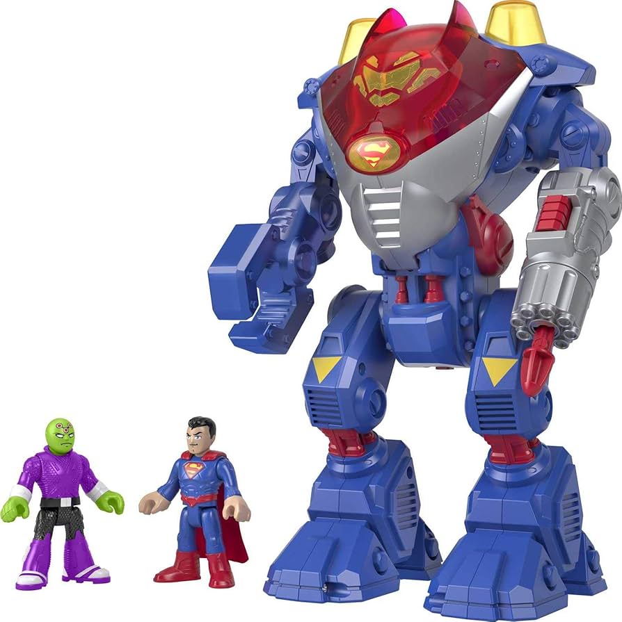 フィッシャープライス イマジネクスト スーパーマン&メタロ Amazon.com: Fisher-Price Imaginext DC Super Friends