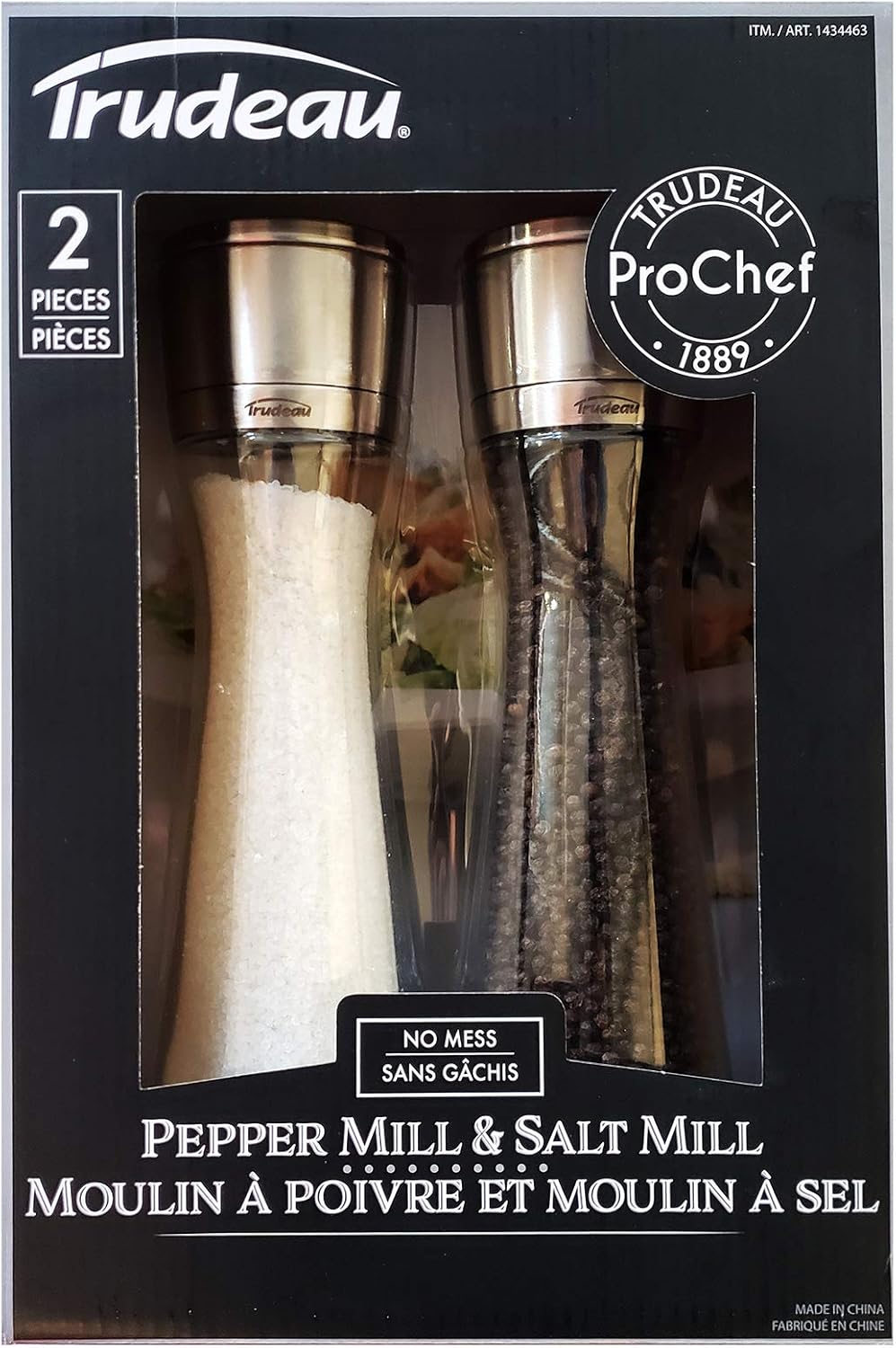 Trudeau ProChef No Mess, Pepper and Salt Mill, 2 Pack Amazon.ca Home