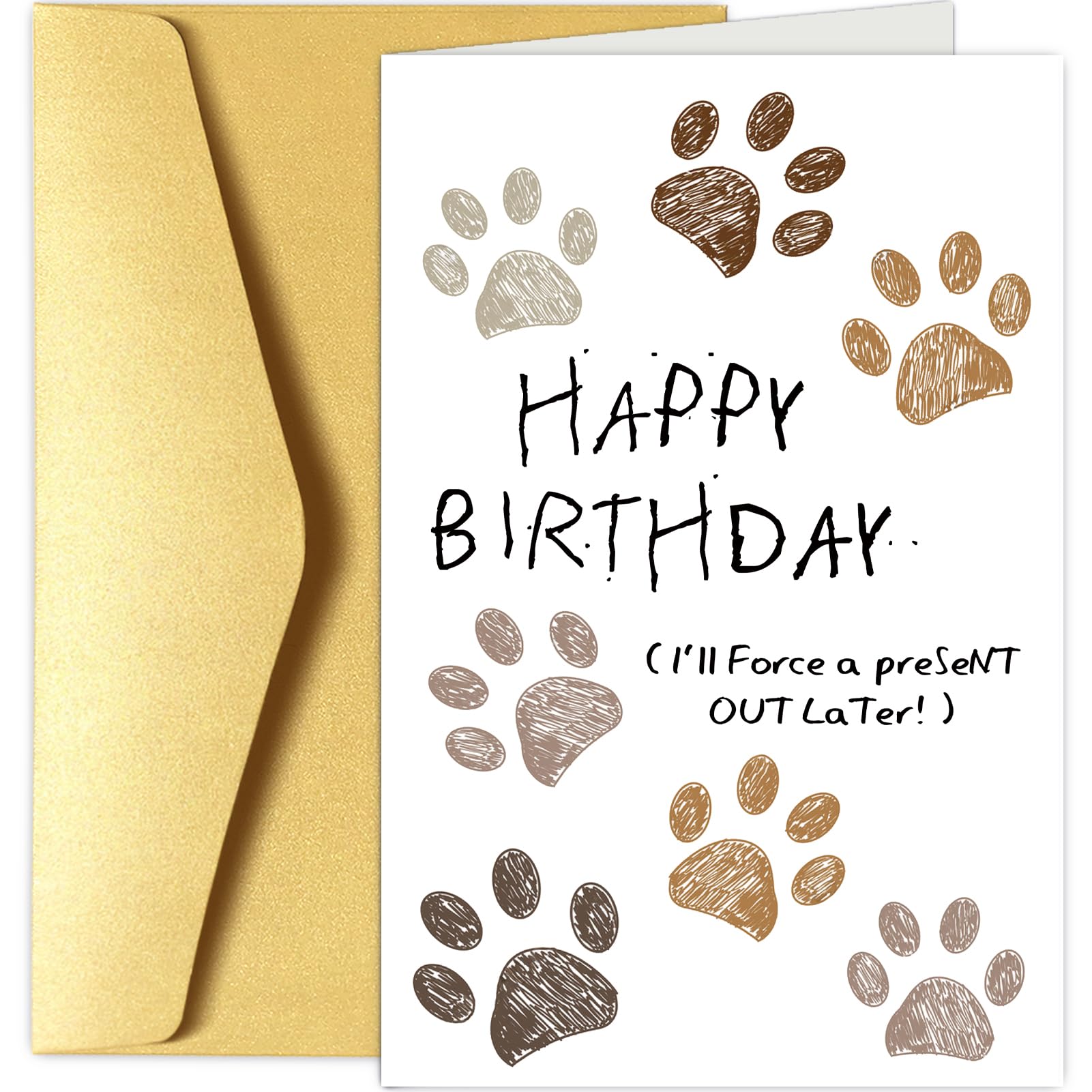 Snapklik.com : Chenive Funny Birthday Card For Dog Lovers