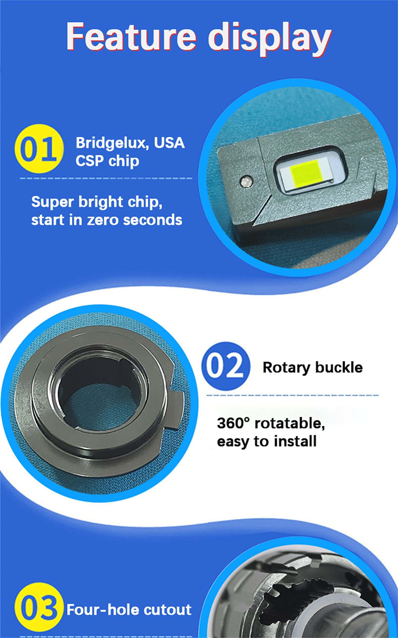 Bombillas LED De Repuesto Para Faros Delanteros, Superbrillantes Para Luz De Cruce/Luz Antiniebla Con 2 Piezas, Kit De Conversión De 12000 Lúmenes Plug And Play, 6000 K Blanco Brillante,H1