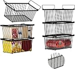 Enhanced Leak-Proof Bottom - Freezer Organizer Bins ，4 Pack Stackable Deep Freezer Organizer Bins for 7 Cu.FT Small Chest Freezer
