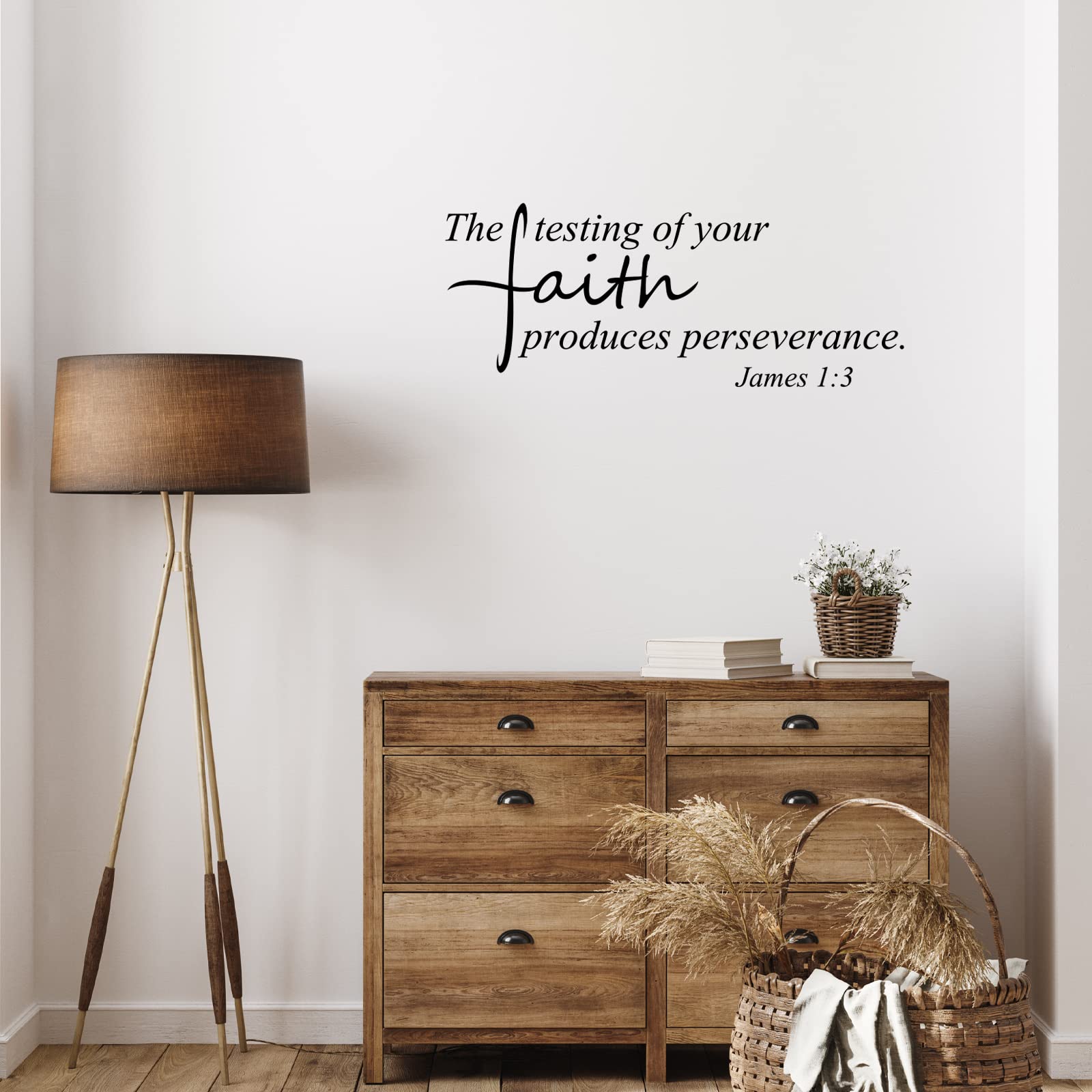Christian Stickers BBTO Bible Verse Wall Stickers Inspirational Quote ...