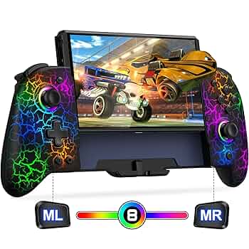 Switch 付属品含む+携帯モード専用グリップコントローラー（説明