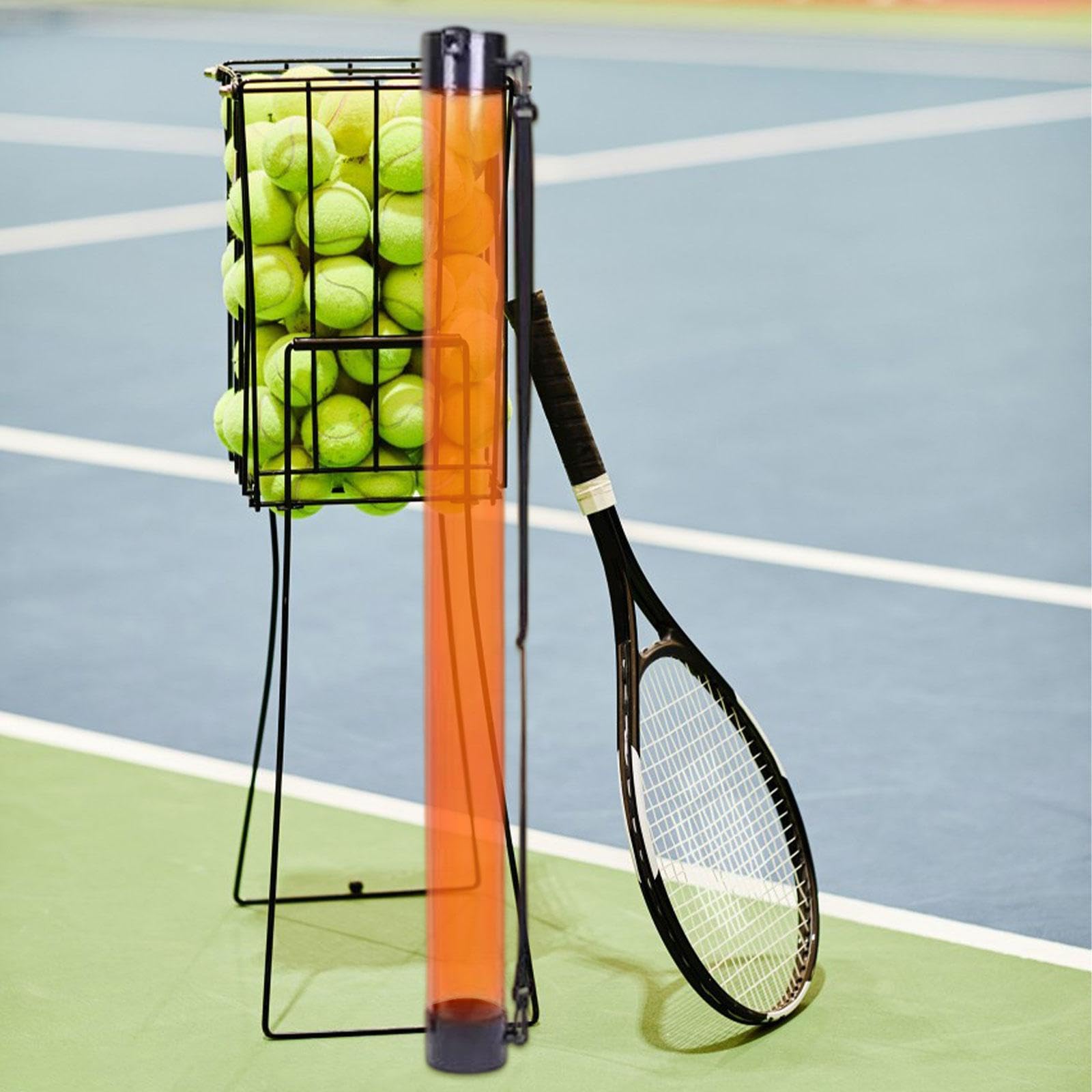 Tubo Raccolta Palline Tennis In Pc 94.5Cm | robusto, facile da usare, con cinghia, multiuso
