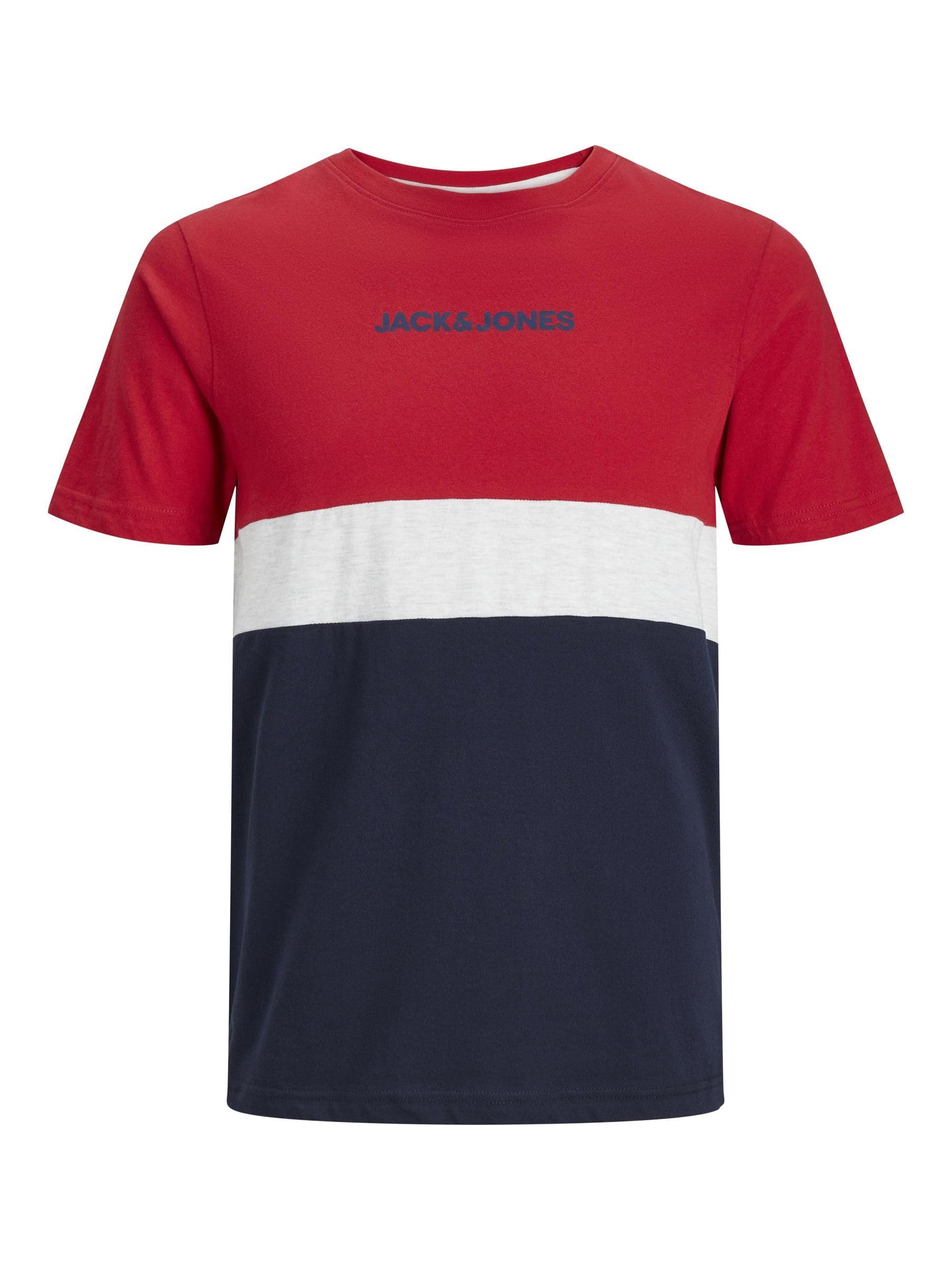 Jack & Jones T-Shirt Colour Block Crew Neck T-Shirt