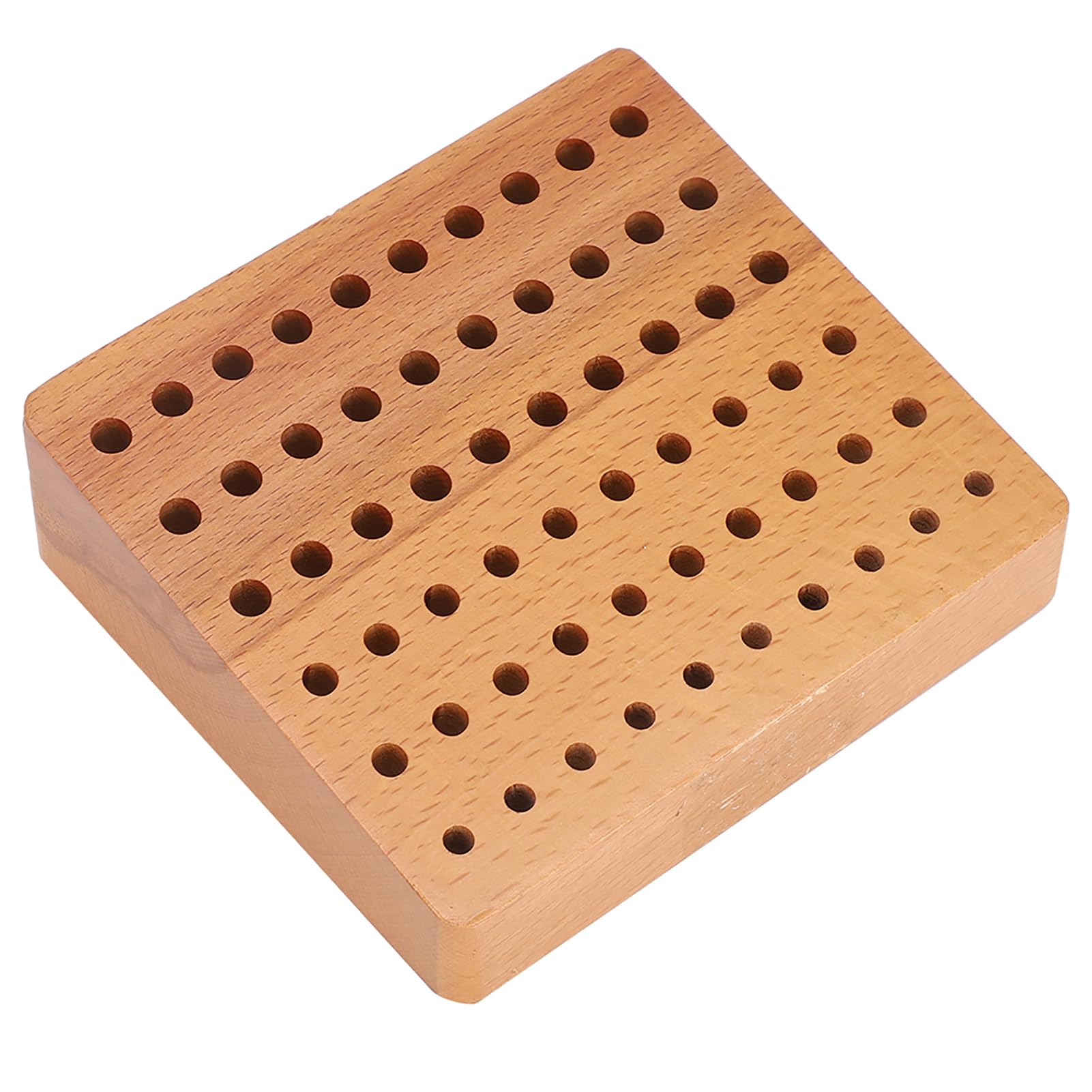 KJSHXYG Wood Tools Stand with 60 Holes - Material,Multi - Functional Storage Rack for Screwdrivers-for Watch and Glasses Repair, Compact and Portable Design
