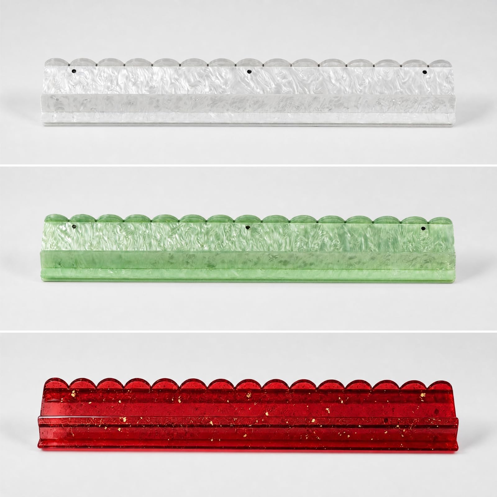 Colcolo Tessere da Trasparente Bastone da Resistente All'usura per Sale Giochi , Stile A