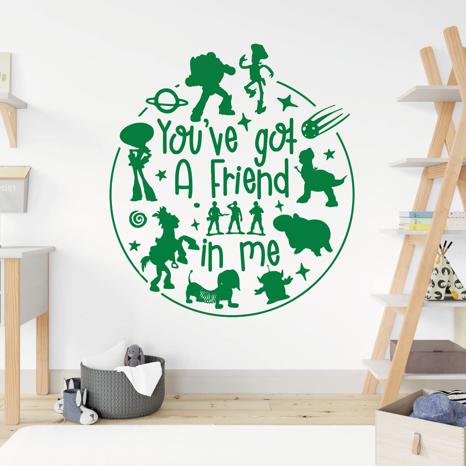 You've Got a Friend in Me - Story Inspired Children's Vinyl Wall Decal Sticker [XXLarge] [Meadow]