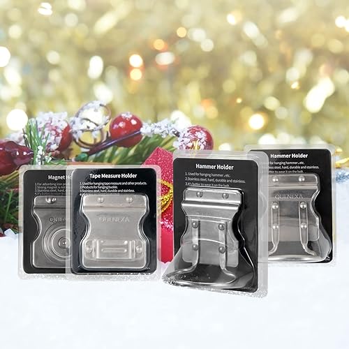 Miniatura 6 de Soporte magnético para cinturón, herramienta magnética de clip de cinturón de acero inoxidable